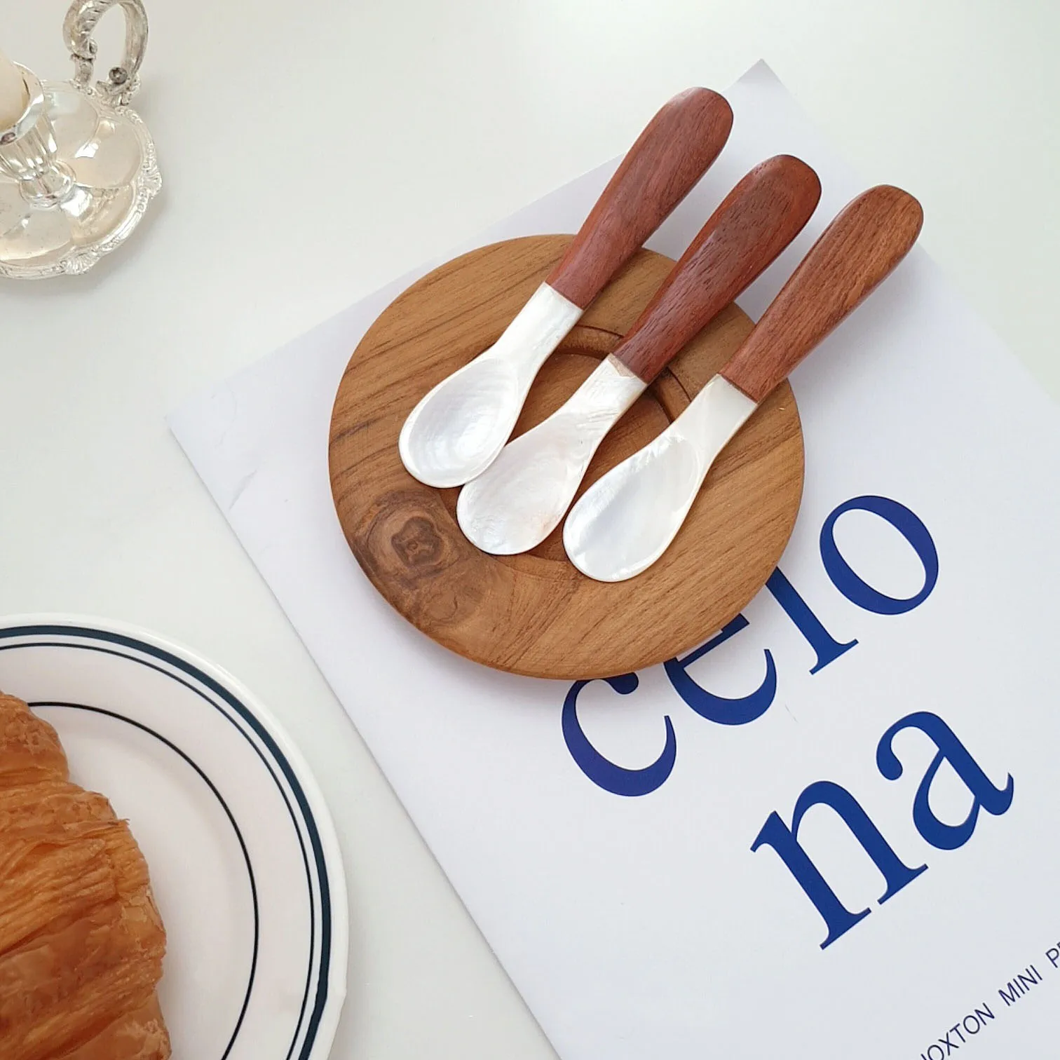 Wood Coffee Spoons Shell Spoons Hand Set Dessert Scoops Solid Caviar Spoon Ice Tea Spoons Kichen Tea Accessories Tableware
Wood Coffee Spoons Shell Spoons Hand Set Dessert Scoops Solid Caviar Spoon Ice Tea Spoons Kichen Tea Accessories Tableware