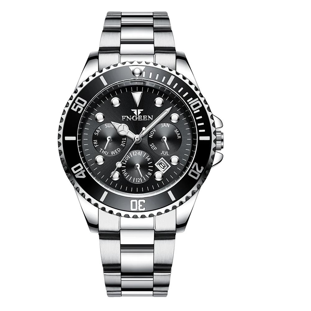 Rotating Bezel Mens Watches Top Brand Luxury Sport Watch Stainless Steel Watch Men Montre Homme Clock Man Automatic Date Watch
Rotating Bezel Mens Watches Top Brand Luxury Sport Watch Stainless Steel Watch Men Montre Homme Clock Man Automatic Date Watch
