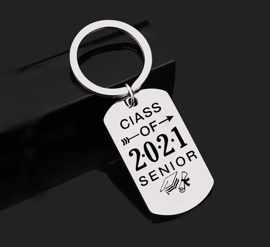 European And American Stainless Steel Jewelry Keychain CLASS OF 2021 SENILOR Graduation Gifts Letter DIY Customized Wholesale
European And American Stainless Steel Jewelry Keychain CLASS OF 2021 SENILOR Graduation Gifts Letter DIY Customized Wholesale