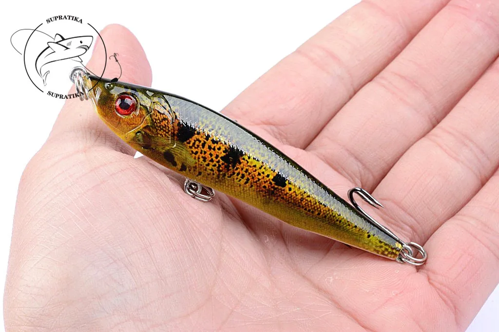 1Pcs 8cm/15g Minnow Fishing Baits Sinking Artificial Hard Lures Bionic 3D Eyes Bass Crankbaits Wobbler Long Shot Pesca Isca
1Pcs 8cm/15g Minnow Fishing Baits Sinking Artificial Hard Lures Bionic 3D Eyes Bass Crankbaits Wobbler Long Shot Pesca Isca