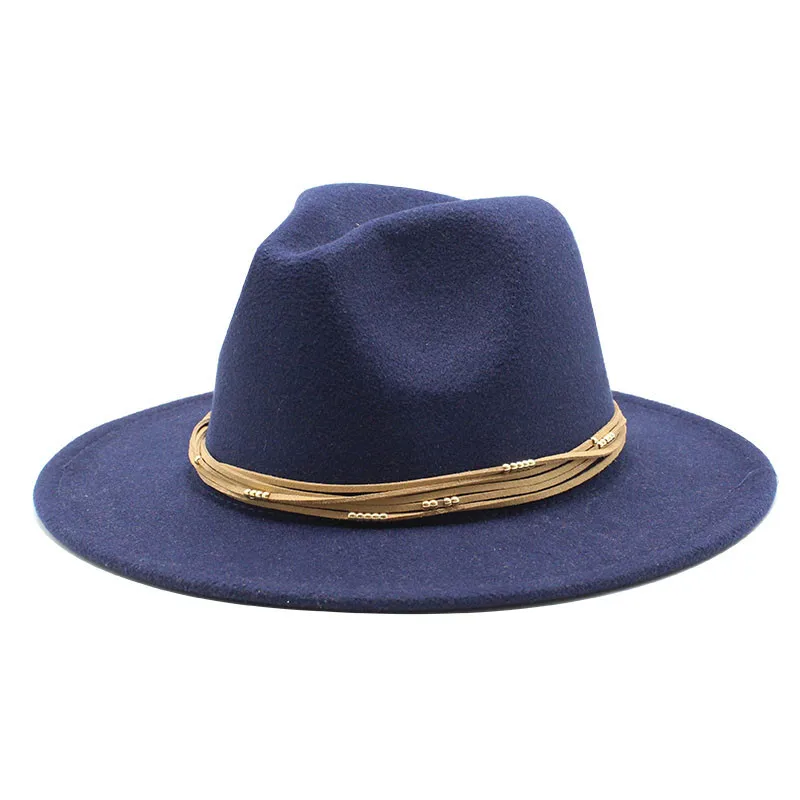 17 Colors Vintage Retro Plain Dyed Wool Felt Black Women's Hats Flat Brim Fedora Hat Wholesale Classic Unisex Jazz Trilby
17 Colors Vintage Retro Plain Dyed Wool Felt Black Women's Hats Flat Brim Fedora Hat Wholesale Classic Unisex Jazz Trilby