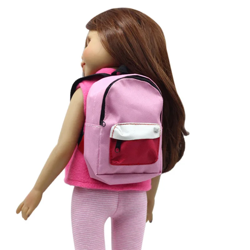 18 inch Baby Girl Doll Schoolbag Cool Fashion Double Straps Backpack Schoolbag Accessory
18 inch Baby Girl Doll Schoolbag Cool Fashion Double Straps Backpack Schoolbag Accessory