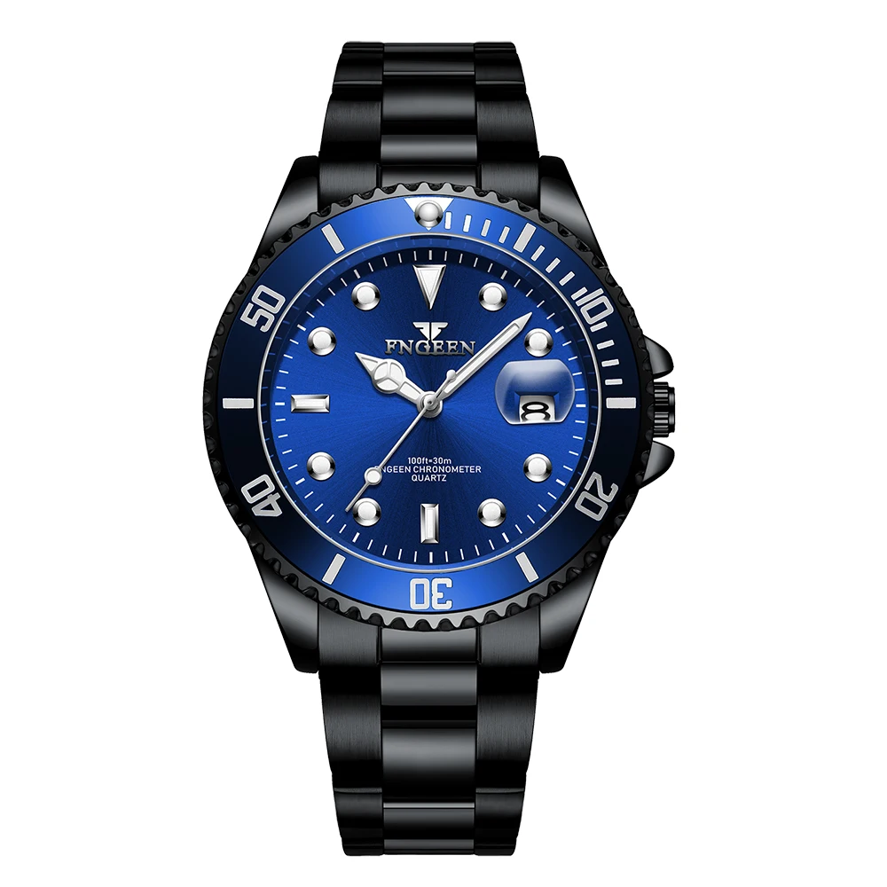 Luminous green Quartz Wristwatch Luminous Men's Watches Classic Calendar Business Steel Watch relogio masculino Popular saati ho
Luminous green Quartz Wristwatch Luminous Men's Watches Classic Calendar Business Steel Watch relogio masculino Popular saati ho