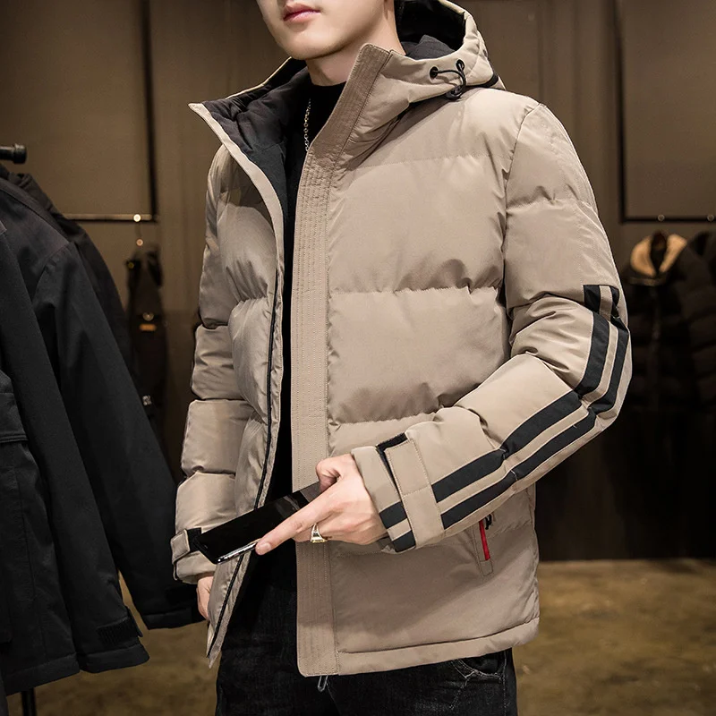 Cotton-padded Coat Men's Winter Thick Coat Short Bread Clothing Cotton-padded Jacket Light Trend Down Cotton-padded Coat
Cotton-padded Coat Men's Winter Thick Coat Short Bread Clothing Cotton-padded Jacket Light Trend Down Cotton-padded Coat