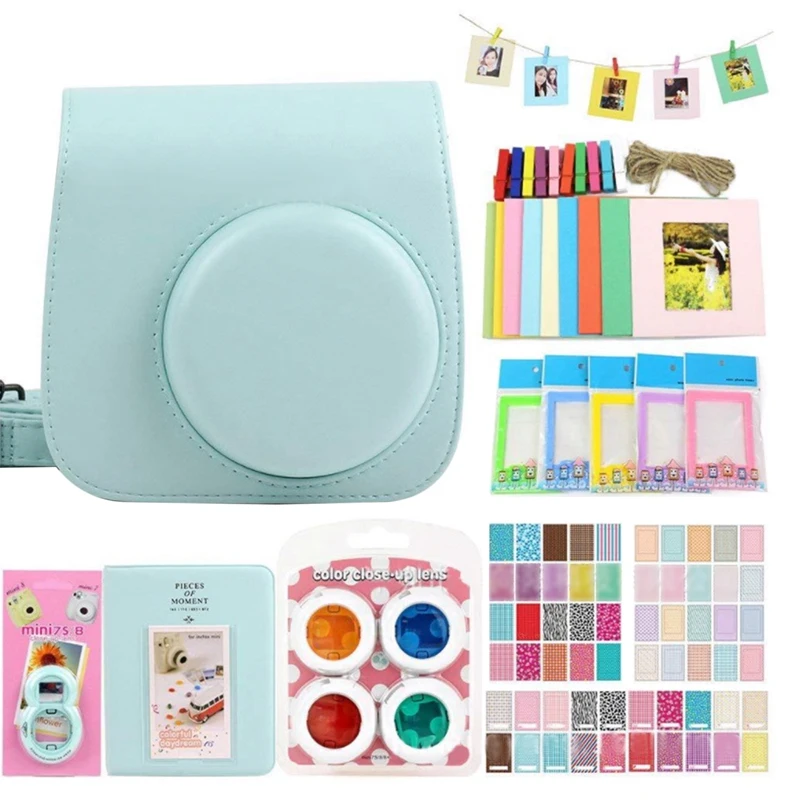 Accessories Set for Fujifilm Instax Mini 9 Camera Case + Album + Filters and More for Fujifilm Mini 9 8 8 Camera
Accessories Set for Fujifilm Instax Mini 9 Camera Case + Album + Filters and More for Fujifilm Mini 9 8 8 Camera