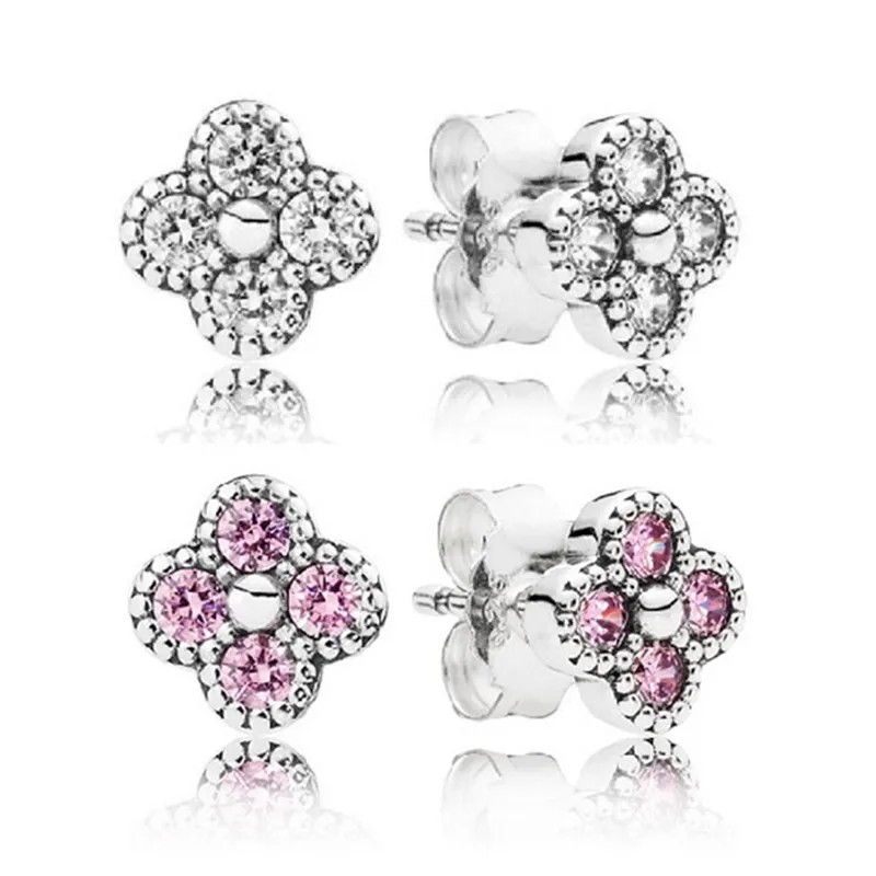 Hot Selling 100% 925 Silver Fashion Romantic Flower Earrings Women's Wedding Gift Diy Charm Jewelry
Hot Selling 100% 925 Silver Fashion Romantic Flower Earrings Women's Wedding Gift Diy Charm Jewelry