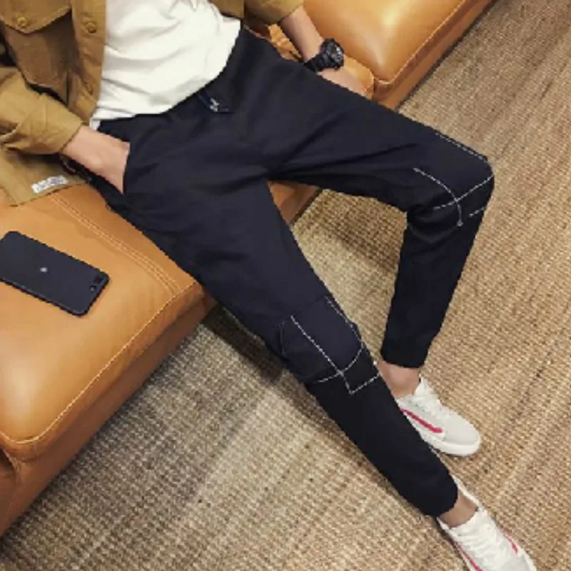 Sweatpants Men Black Ankle-length Casual Regular Mens Pants Drawstring Plus Size High Elasticity Trousers Hot Sale Harajuku Soft
Sweatpants Men Black Ankle-length Casual Regular Mens Pants Drawstring Plus Size High Elasticity Trousers Hot Sale Harajuku Soft