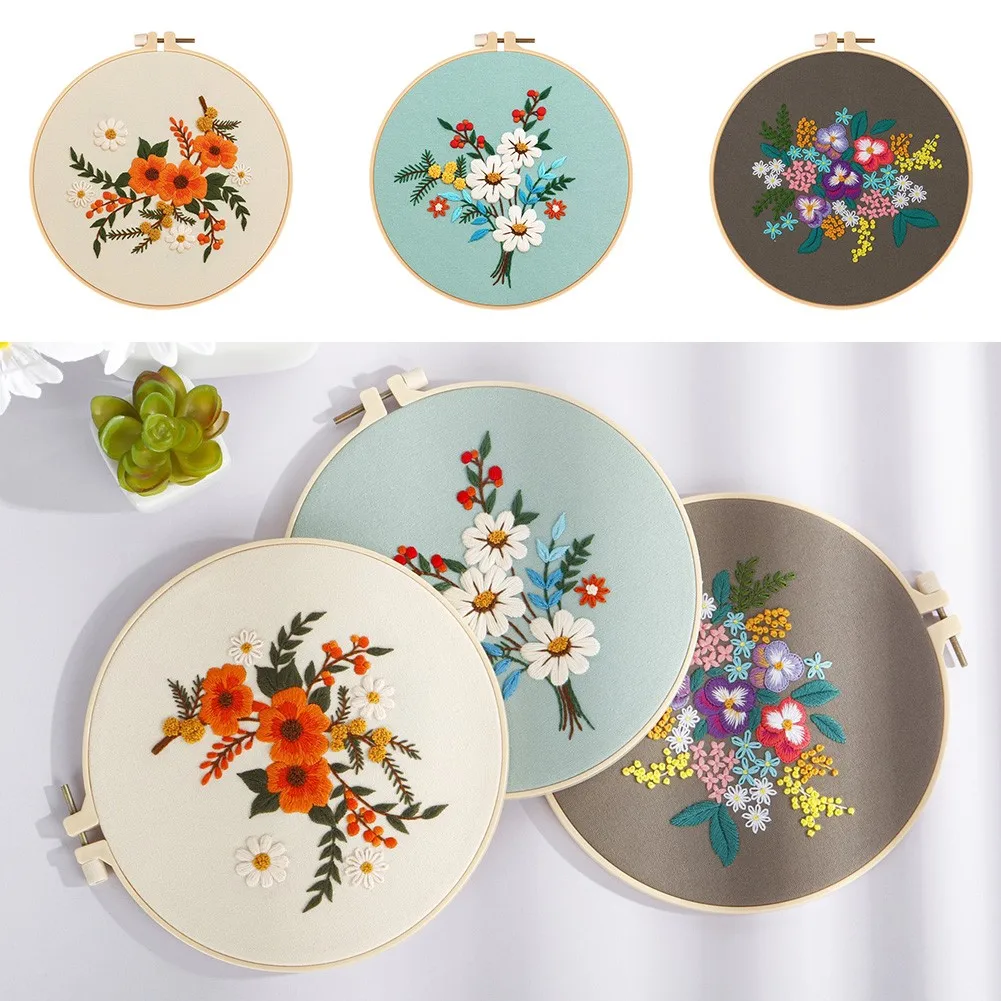 Embroidery Cross Stitch Kit For Beginners Handmade DIY Flowers Plants Pattern Embroidery Set Cross Stitch Kit Sewing Craft Kit
Embroidery Cross Stitch Kit For Beginners Handmade DIY Flowers Plants Pattern Embroidery Set Cross Stitch Kit Sewing Craft Kit
