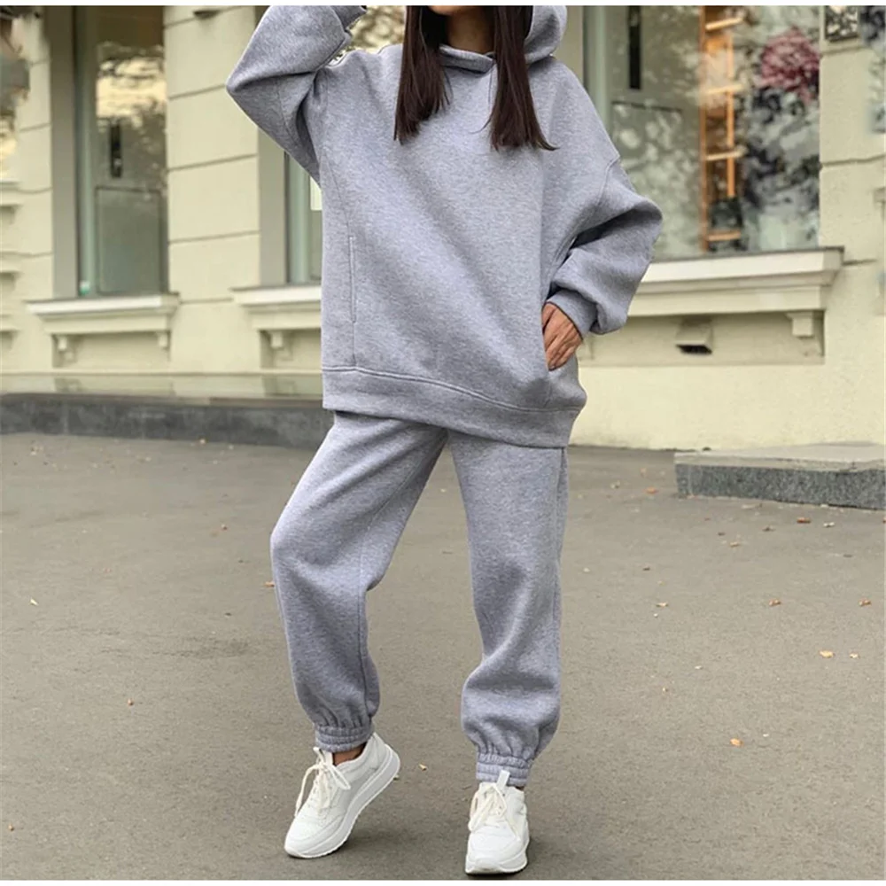 DAILOU Two Piece Tracksuit Women Sets Oversized Hooded Long Sleeve Women Hoodie Suit Spring Autumn Casual Solid Sport Pants Set
DAILOU Two Piece Tracksuit Women Sets Oversized Hooded Long Sleeve Women Hoodie Suit Spring Autumn Casual Solid Sport Pants Set