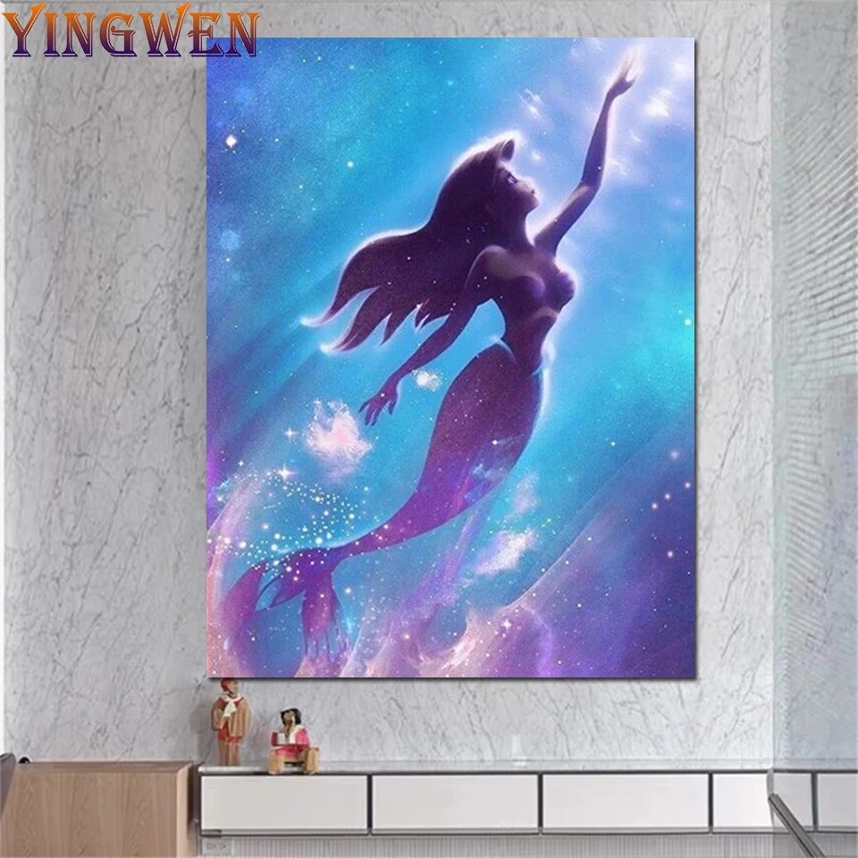 Diamond Mosaic Mermaid 5D DIY Diamond Painting Cartoon Picture Of Rhinestone Full Diamond Embroidery Art Home Decoration Gift
Diamond Mosaic Mermaid 5D DIY Diamond Painting Cartoon Picture Of Rhinestone Full Diamond Embroidery Art Home Decoration Gift