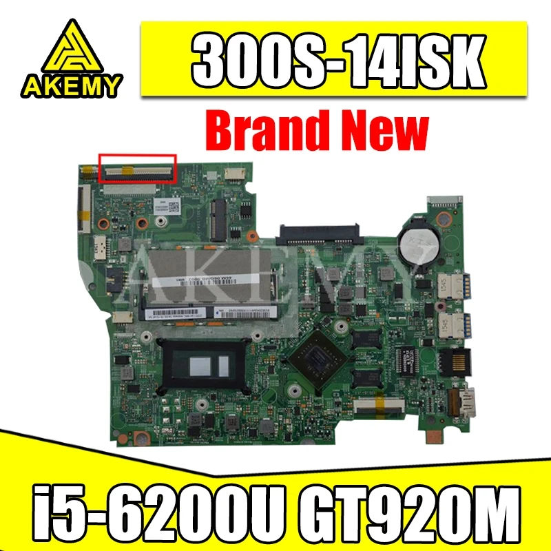 14292-1 448.06701.0011 для For Lenovo 300S-14ISK 500S-14ISK материнская плата ноутбука CPU i5-6200U GPU GT920M 100%