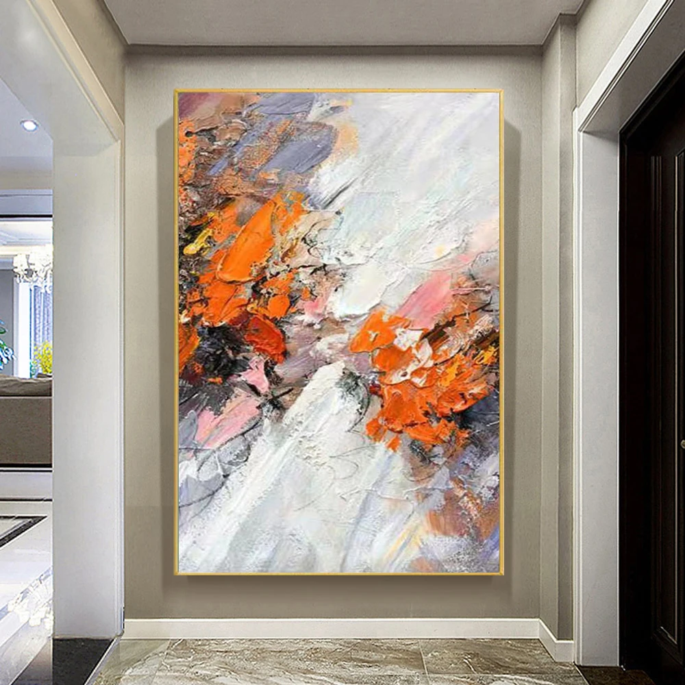 Nordic Fashion Orange Art Picture Hand-Painted Abstract Oil Painting Thick Oil Graffiti Canvas Paintings Decor Living Room Porch
Nordic Fashion Orange Art Picture Hand-Painted Abstract Oil Painting Thick Oil Graffiti Canvas Paintings Decor Living Room Porch