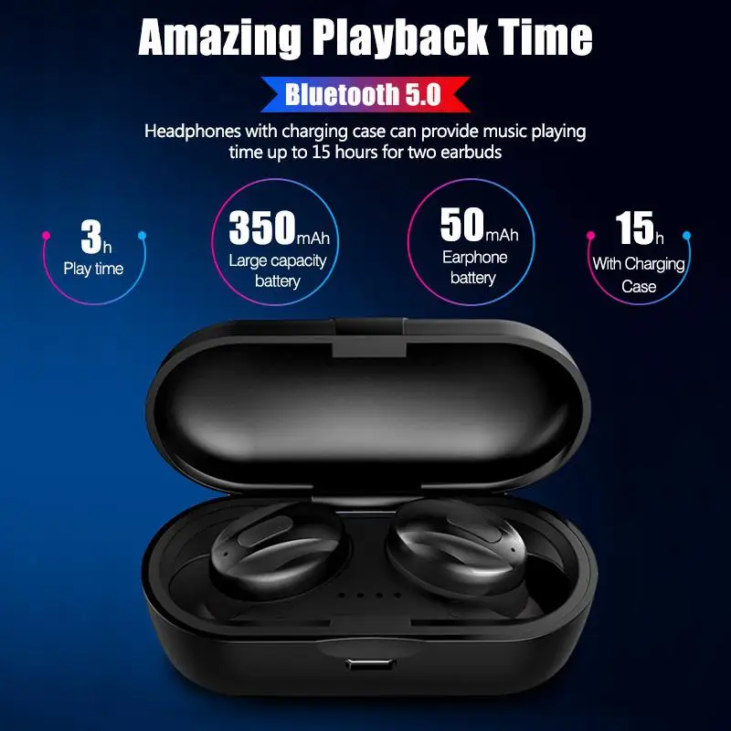 XG15 наушники-вкладыши TWS Bluetooth 5 0 наушники True Спортивные Беспроводные с микрофоном