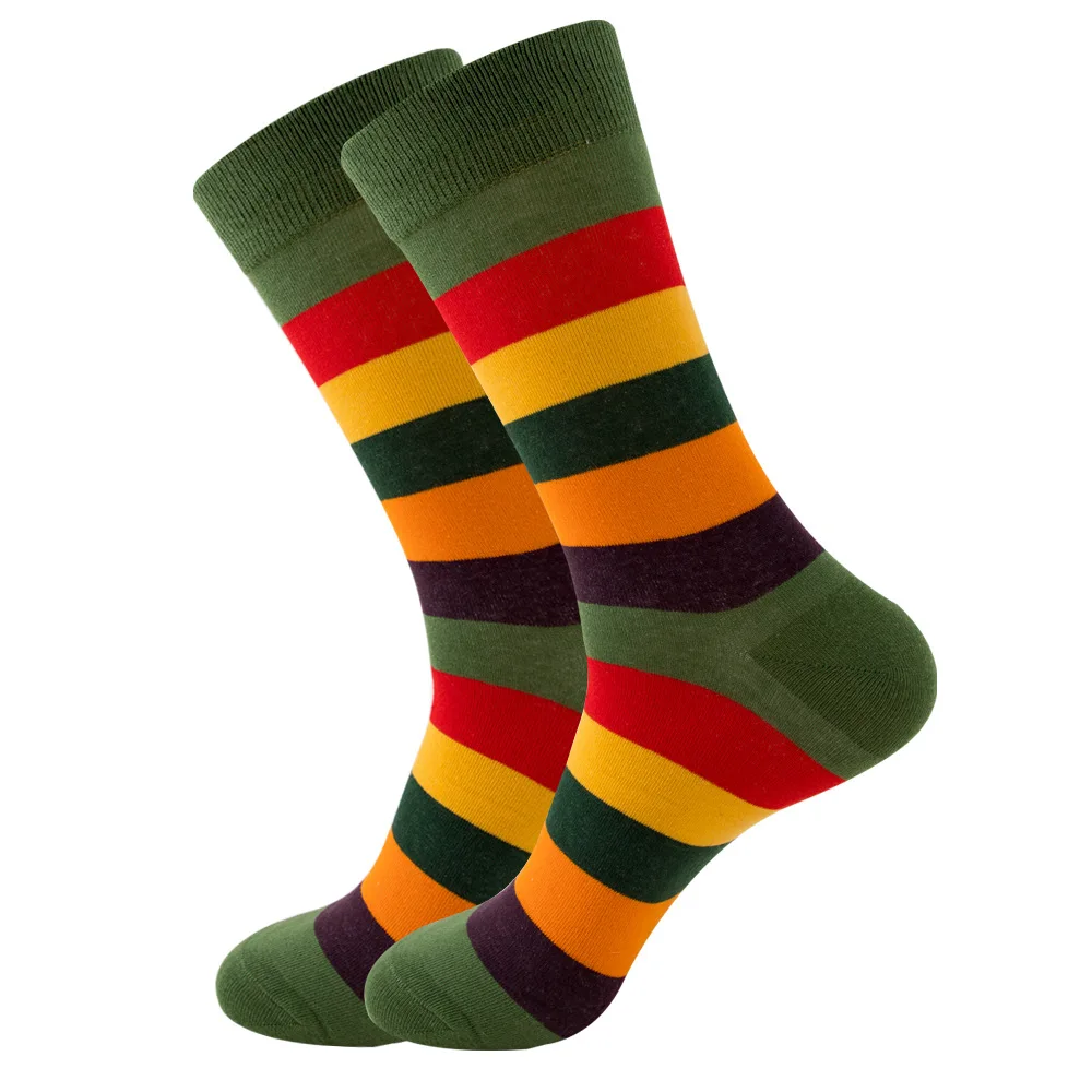 New Product Striped Men's Socks Square Tube Socks Wave Women's Socks Tide Socks Street Personality Crew Socks Interesting Socks
New Product Striped Men's Socks Square Tube Socks Wave Women's Socks Tide Socks Street Personality Crew Socks Interesting Socks