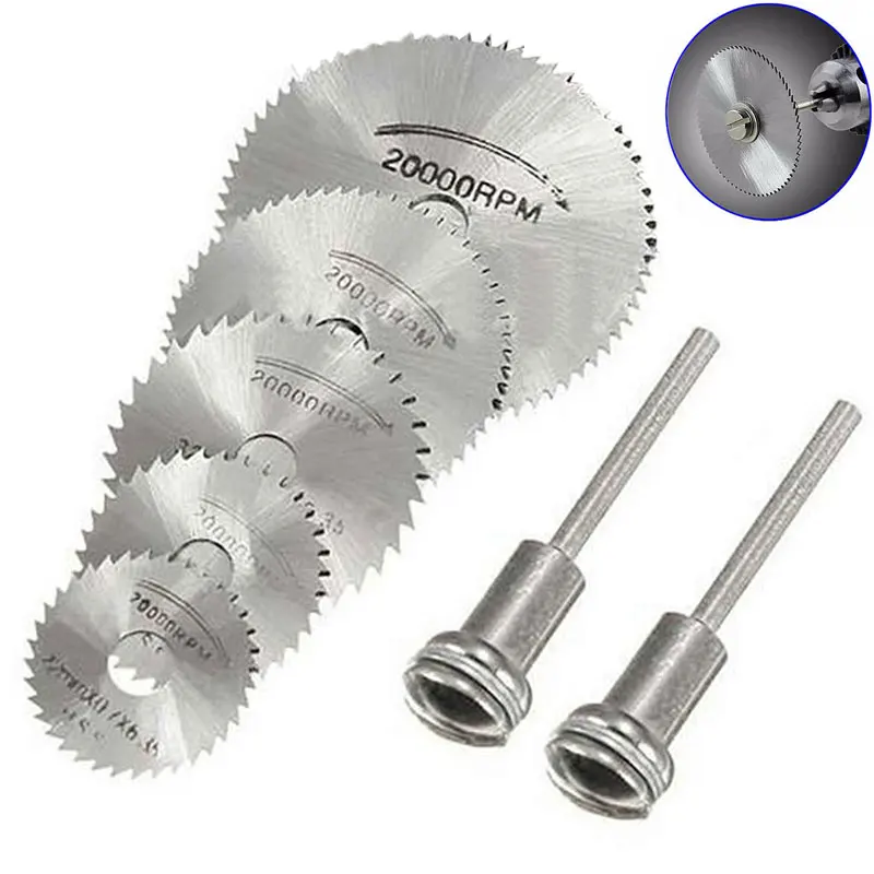 7pcs/set Saw Blade HSS Stainless Steel Circular Saw Blades Dis For Cutting Wood PVC Pipe For Dremel Rotary
7pcs/set Saw Blade HSS Stainless Steel Circular Saw Blades Dis For Cutting Wood PVC Pipe For Dremel Rotary