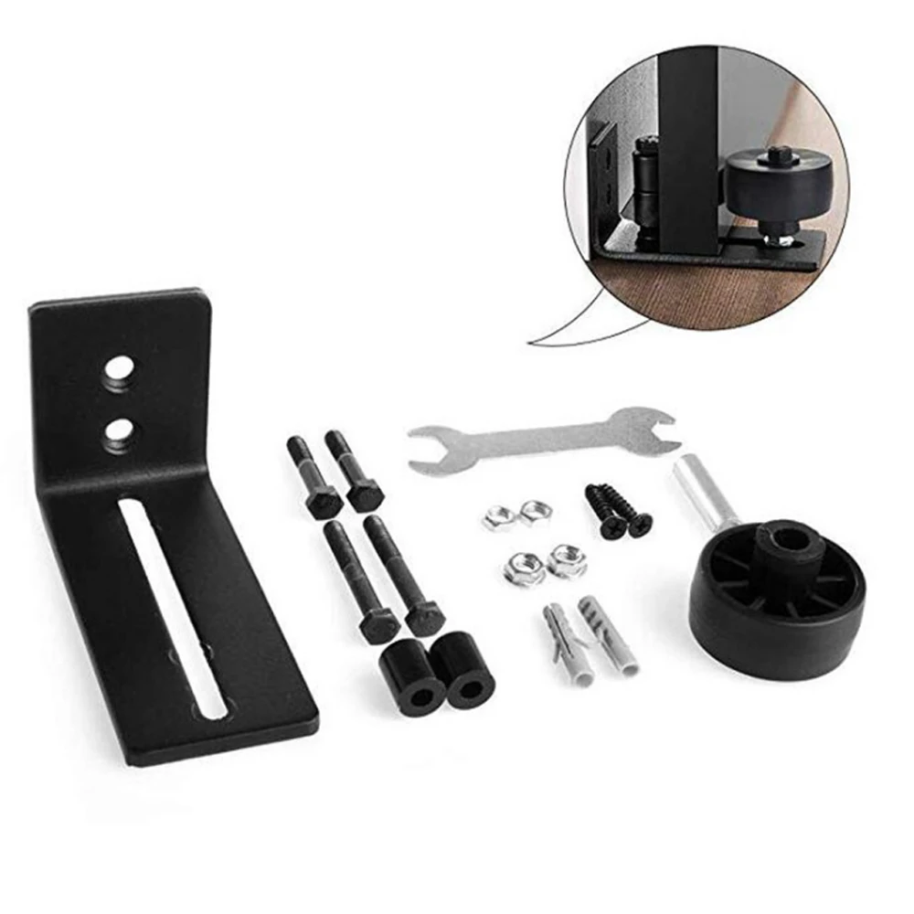 New Adjustable Wall Sliding Cabinet Locks Hardware Accessories Barn Door Fittings Bottom Floor Guide Stay Roller 
New Adjustable Wall Sliding Cabinet Locks Hardware Accessories Barn Door Fittings Bottom Floor Guide Stay Roller