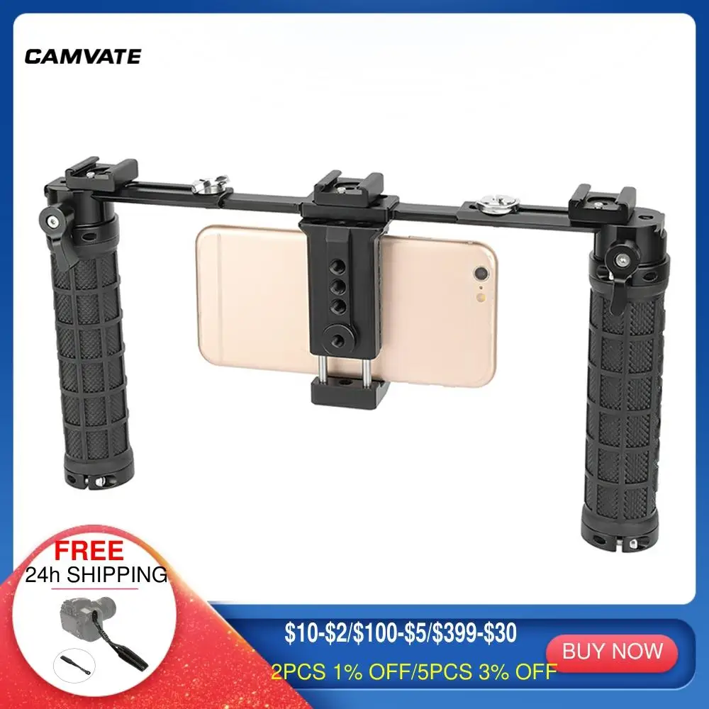 Зажим-держатель для смартфона CAMVATE ARCA Style с зажимом NATO, рукоятка и три крепления холодного башмака для поддержки смартфона
Зажим-держатель для смартфона CAMVATE ARCA Style с зажимом NATO, рукоятка и три крепления холодного башмака для поддержки смартфона