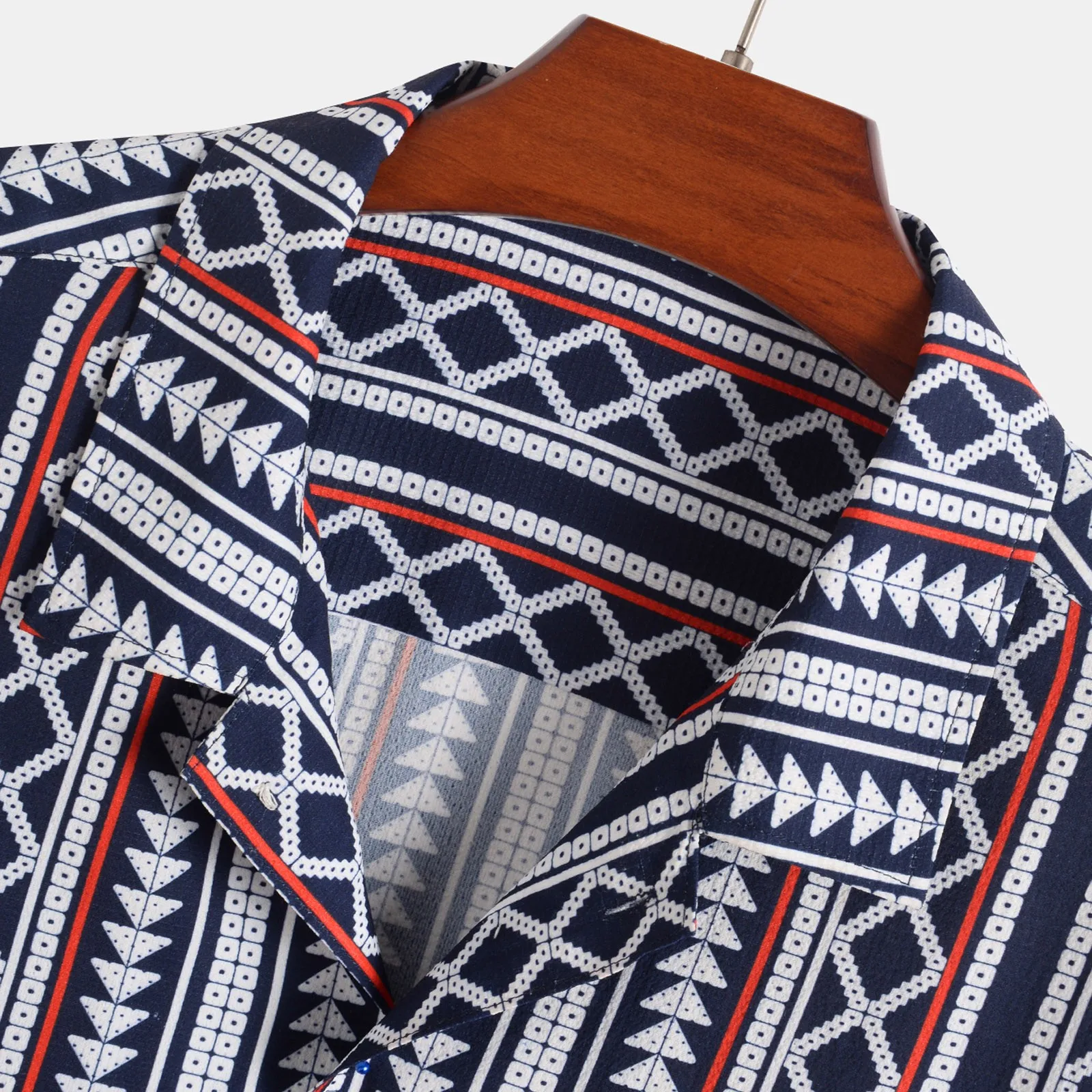 Vintage Stripe Shirts For Men Loose Button Up Top Shirts Short Sleeve Down Collar Chemise Homme Camisas De Ropa Hombre
Vintage Stripe Shirts For Men Loose Button Up Top Shirts Short Sleeve Down Collar Chemise Homme Camisas De Ropa Hombre
