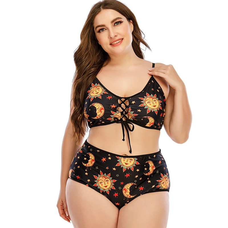 Plus Size High Waist Bikini 2 Piece Set Women Swimsuit Bandage Bathing Suit African Print Swimwear Push Up Bikini Sexy Swimsuit
Plus Size High Waist Bikini 2 Piece Set Women Swimsuit Bandage Bathing Suit African Print Swimwear Push Up Bikini Sexy Swimsuit