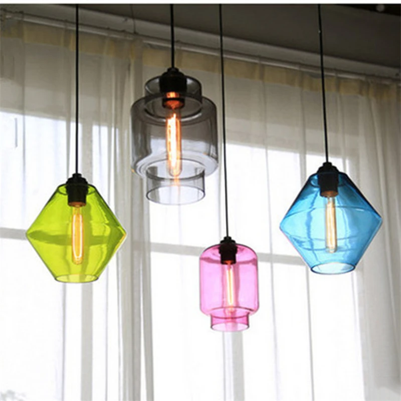 Nordic Creative Stained Colorful Glass Pendant Lamp Clothes Shop Hotel Bedroom Dining Room Hot Pot Store Decr Light Fixtures
Nordic Creative Stained Colorful Glass Pendant Lamp Clothes Shop Hotel Bedroom Dining Room Hot Pot Store Decr Light Fixtures