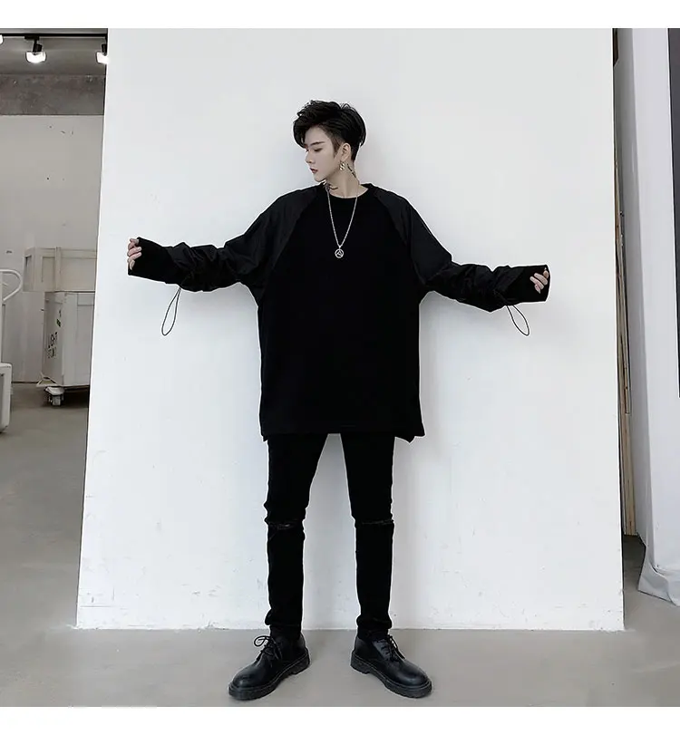 new Men Different Material Splice Long Sleeve Pullovers Hoodie Male Women Streetwear Hip Hop Loose Sweatshirt
new Men Different Material Splice Long Sleeve Pullovers Hoodie Male Women Streetwear Hip Hop Loose Sweatshirt