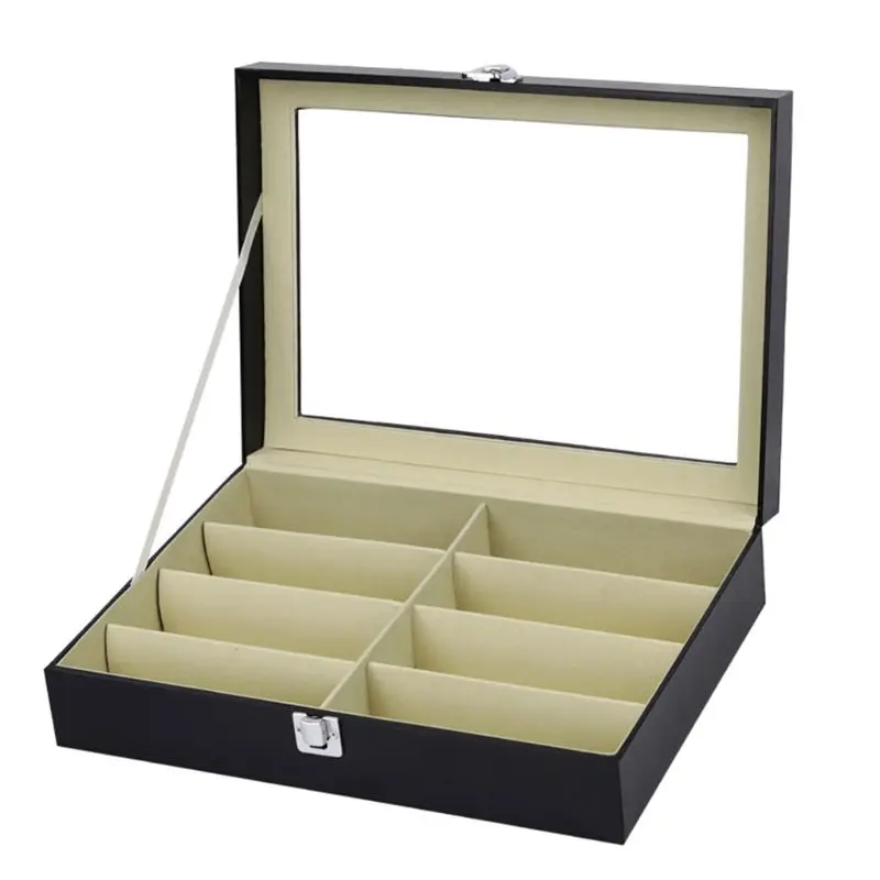8 Slot Eyeglass Sunglasses Storage Box Men Women Glasses Display Case Organizer Collect Boxes
8 Slot Eyeglass Sunglasses Storage Box Men Women Glasses Display Case Organizer Collect Boxes