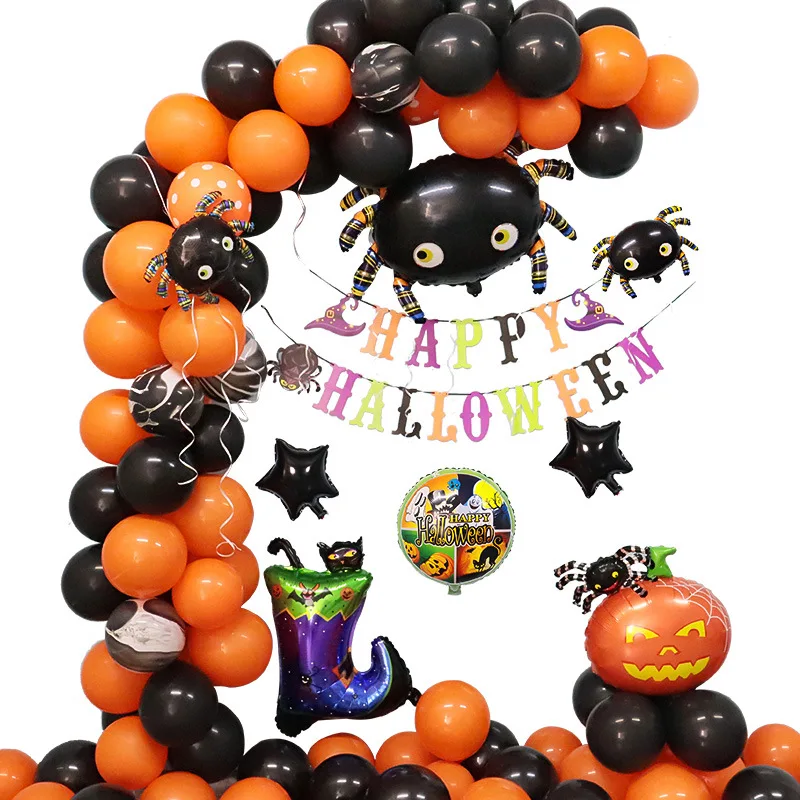 60 Pieces Halloween Balloon Kit, Balloon Bouquet Kit, Latex Balloons , Balloon Tie Tools, Balloon Strip Tape, Adhesive Dots
60 Pieces Halloween Balloon Kit, Balloon Bouquet Kit, Latex Balloons , Balloon Tie Tools, Balloon Strip Tape, Adhesive Dots