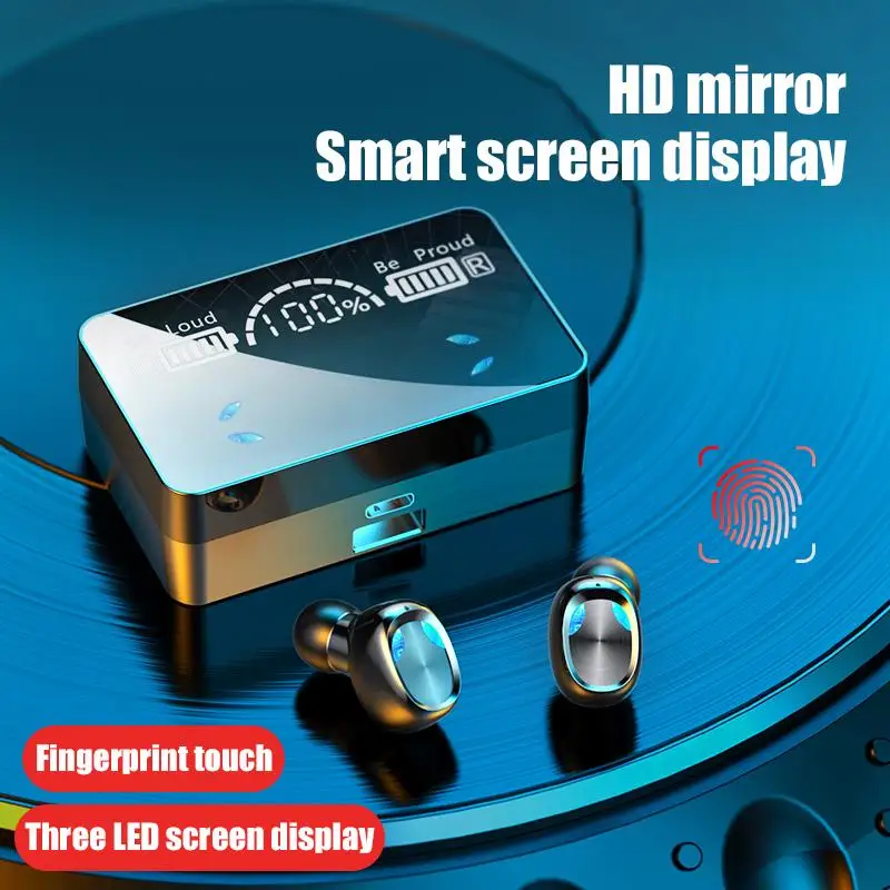 X3 TWS wireless Bluetooth-compatible headphones HD mirror smart screen LED Display Earphones 9D HIFI Stereo Waterproof Headset
X3 TWS wireless Bluetooth-compatible headphones HD mirror smart screen LED Display Earphones 9D HIFI Stereo Waterproof Headset