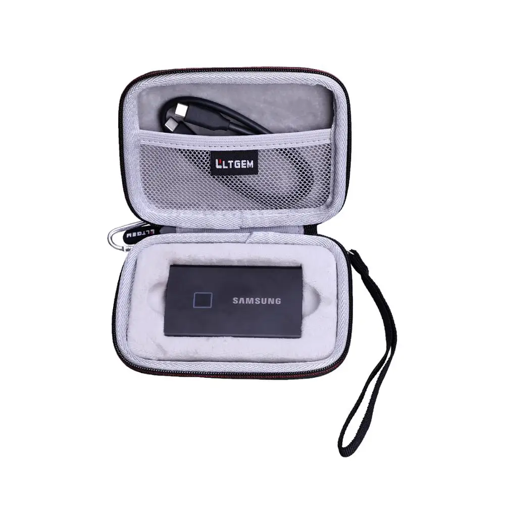 LTGEM EVA Hard Case for Samsung T7 Touch Portable SSD-500 GB-USB3.2 Gen.2 External SSD Metallic Black(MU-PC500K/WW)
LTGEM EVA Hard Case for Samsung T7 Touch Portable SSD-500 GB-USB3.2 Gen.2 External SSD Metallic Black(MU-PC500K/WW)