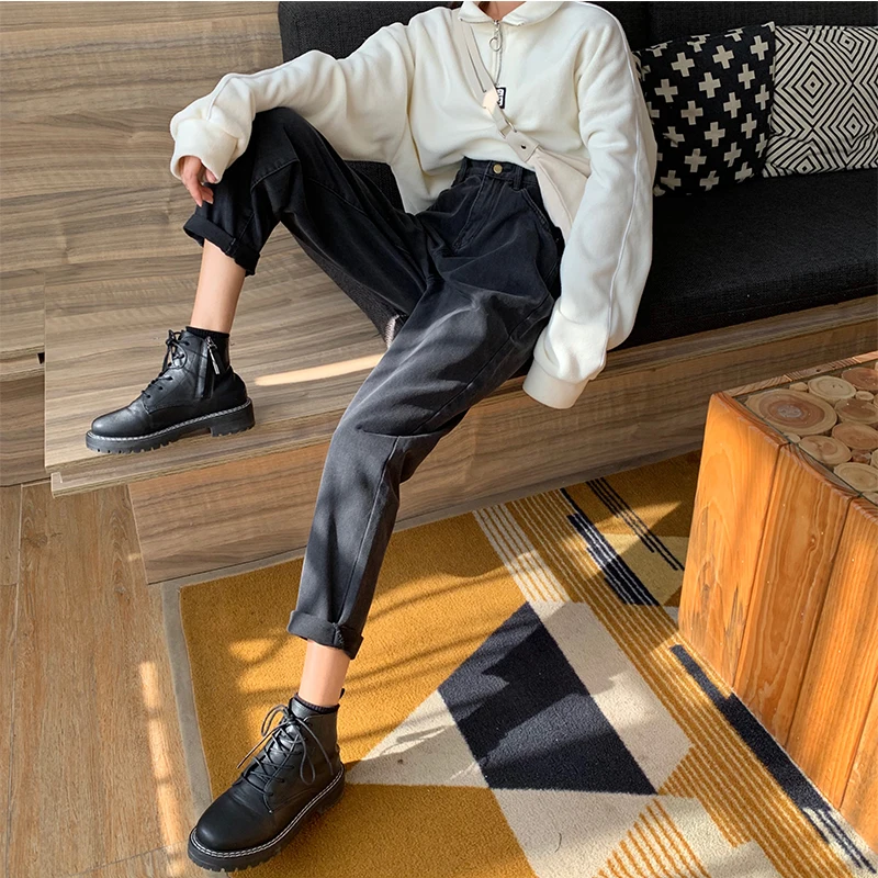 Sister Fara New Spring Jeans Woman High Waist Autumn Loose Wide Leg Pants Women Straight Ankle-Length Plus Size Pant Denim Jeans
Sister Fara New Spring Jeans Woman High Waist Autumn Loose Wide Leg Pants Women Straight Ankle-Length Plus Size Pant Denim Jeans