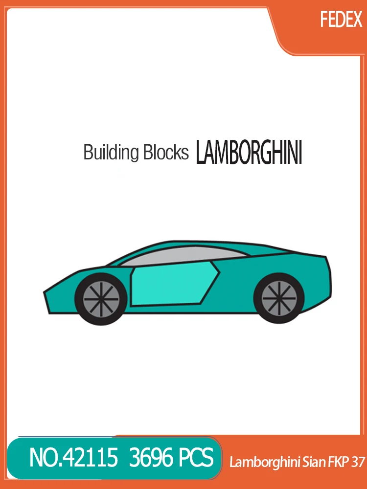 81996 высокотехнологичный родстер LamborghinisL, спортивный гоночный автомобиль, модель FKP37, строительные блоки, детские игрушки для мальчиков, пода...
81996 высокотехнологичный родстер LamborghinisL, спортивный гоночный автомобиль, модель FKP37, строительные блоки, детские игрушки для мальчиков, пода...