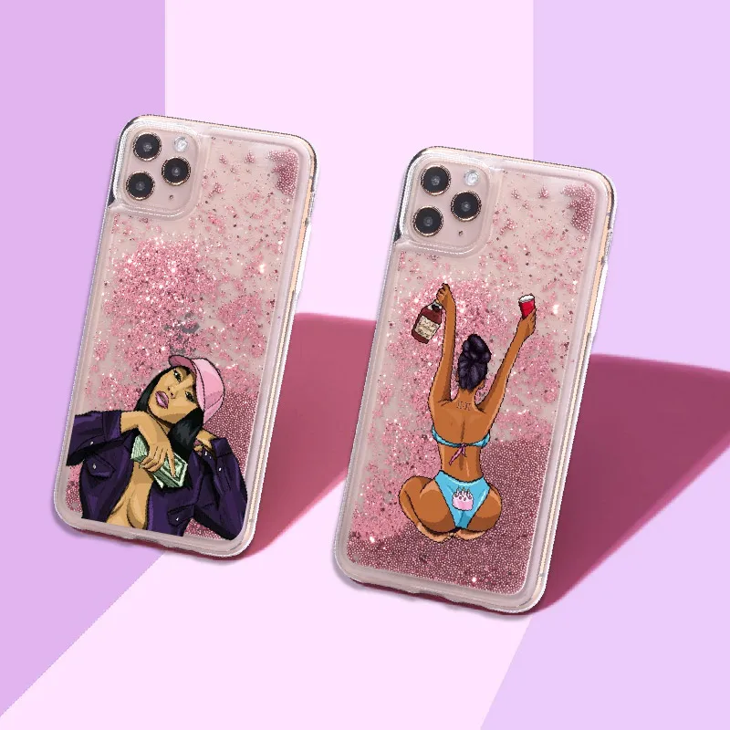 MAKE MONEY Cash Black head Girls Sparkle Liquid Glitter Phone Case Fundas Cover for iPhone 11 X XS XR Max Pro 7 8 7Plus 8Plus 6
MAKE MONEY Cash Black head Girls Sparkle Liquid Glitter Phone Case Fundas Cover for iPhone 11 X XS XR Max Pro 7 8 7Plus 8Plus 6