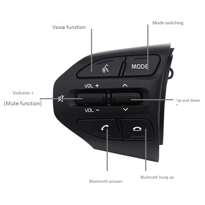 Кнопка рулевого колеса для KIA K2 RIO 2017 2018 X LINE кнопки Bluetooth телефон круиз контроль