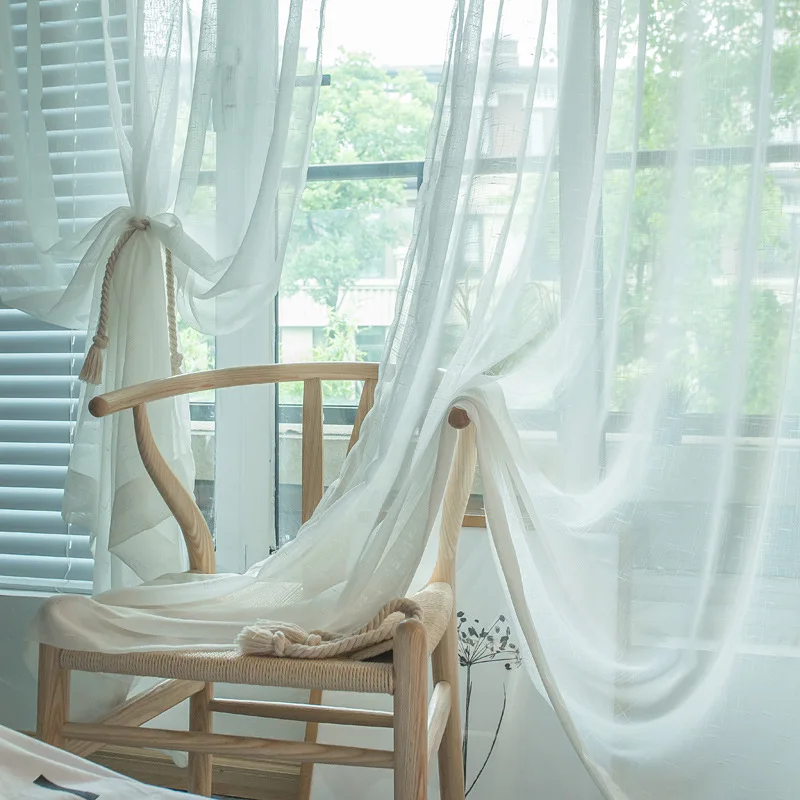 Modern simple thickened window screen white transparent home decoration customization Curtains for Living dining room bedroom
Modern simple thickened window screen white transparent home decoration customization Curtains for Living dining room bedroom
