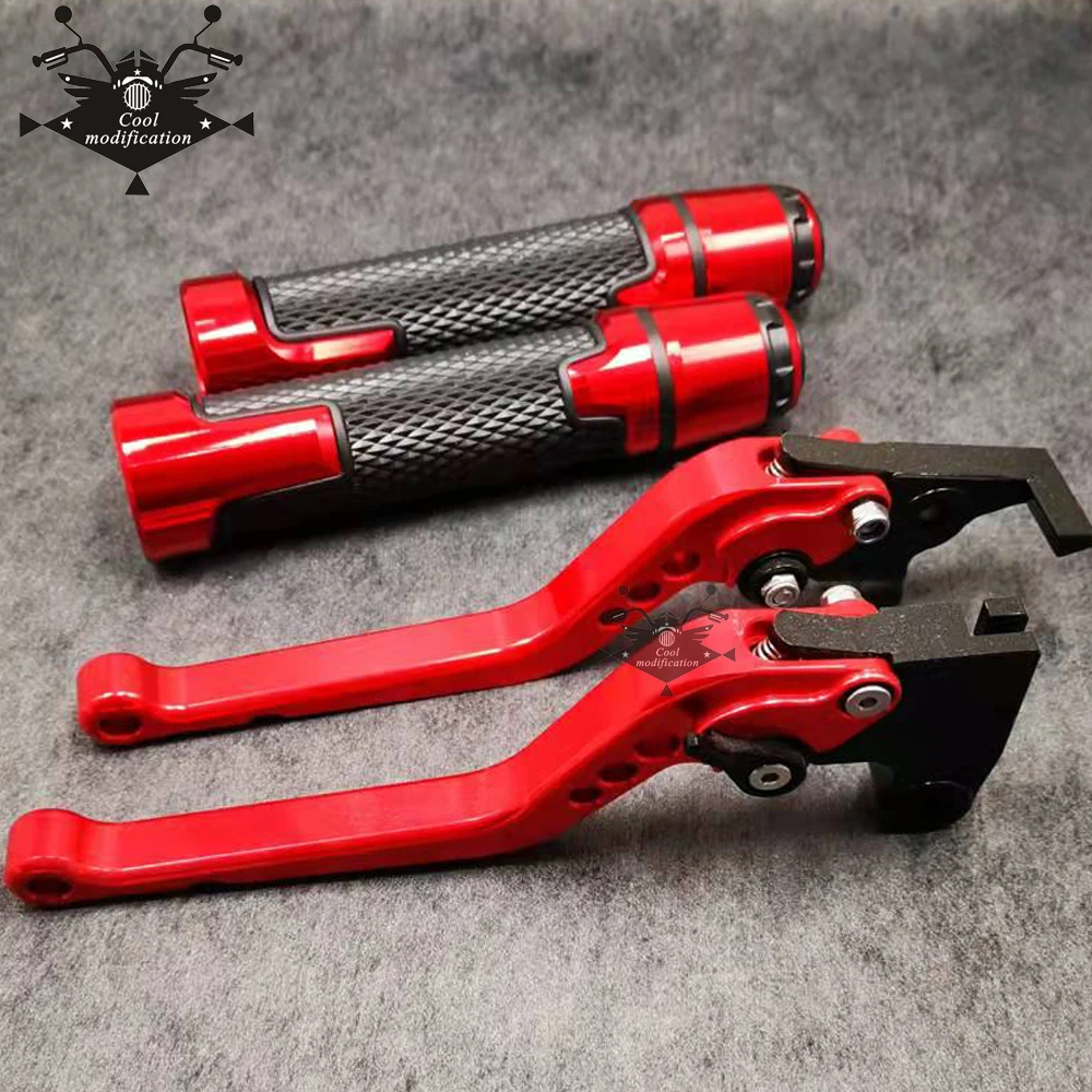 

For honda CBR250R CBR300R/CB300F/FA CBR500R/CB500F/X GROM MSX125 Motorcycle Handle Grips Handlebar Grip Long Brake Clutch Lever