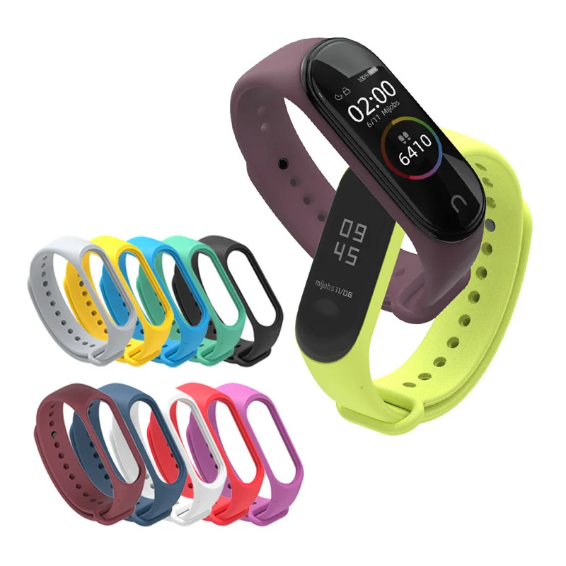 Mi band 2 ремешок браслет аксессуары Pulseira mi 3 замена силиконовый смарт для Xiaomi