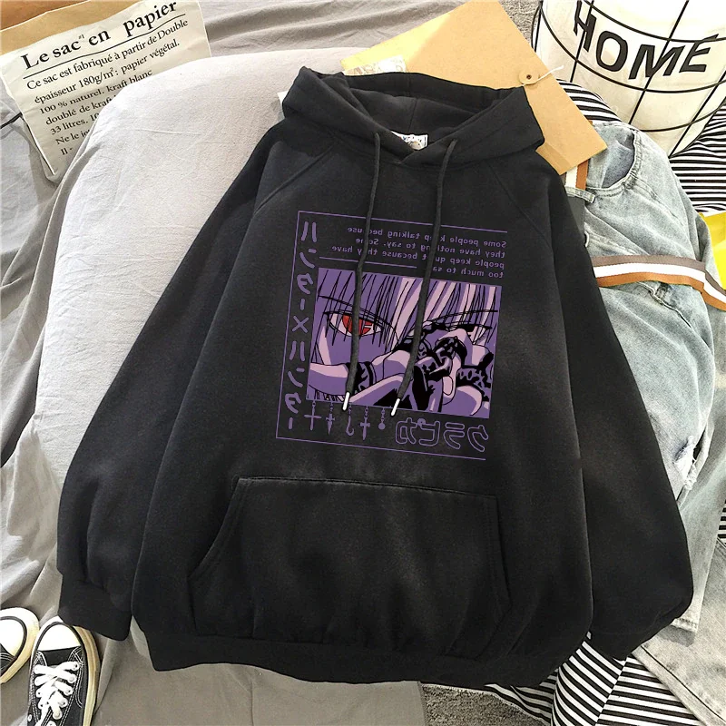 Women Hoodies Hunter X Hunter Women Pullovers Hoodies Sweatshirts Devil Eye Print Anime Hoody Streetwear Tops
Women Hoodies Hunter X Hunter Women Pullovers Hoodies Sweatshirts Devil Eye Print Anime Hoody Streetwear Tops