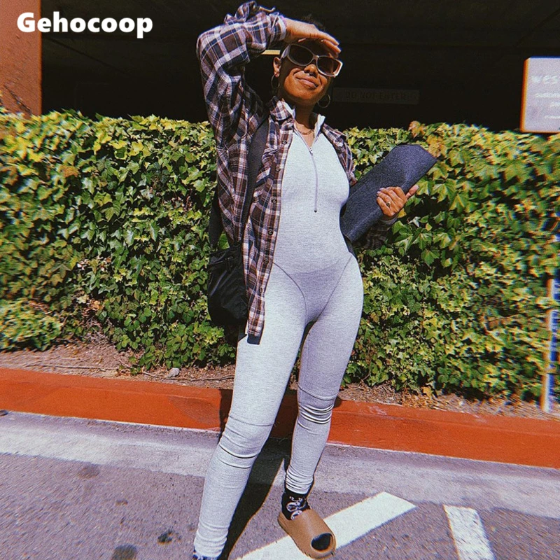 Women's Bodysuit Jumpsuit Clothing Women Winter Long Sleeve Zipper One-piece Romper Overalls Sportswear Clothes 2020 Fashion 
Women's Bodysuit Jumpsuit Clothing Women Winter Long Sleeve Zipper One-piece Romper Overalls Sportswear Clothes 2020 Fashion