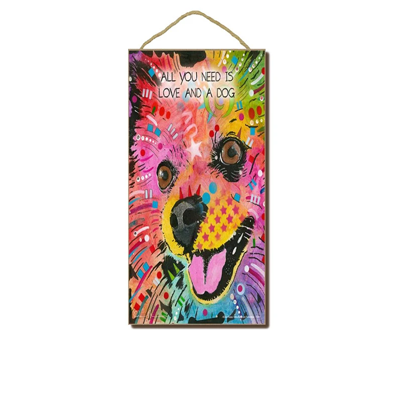 Cute Pet Dog Portrait Watercolour Painting Decoration Wood Painting Craft Sign Decor For Bar Pub Pet Shop Home Hanging Plaques
Cute Pet Dog Portrait Watercolour Painting Decoration Wood Painting Craft Sign Decor For Bar Pub Pet Shop Home Hanging Plaques