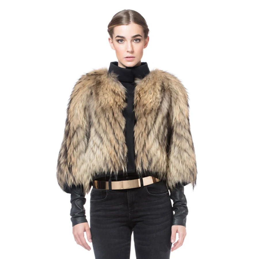 Fur Coat Women 100% Natural Racoon Fur Jacket Winter Warm Thick Fur Overcoat Fashion Cropped Outwear
Fur Coat Women 100% Natural Racoon Fur Jacket Winter Warm Thick Fur Overcoat Fashion Cropped Outwear
