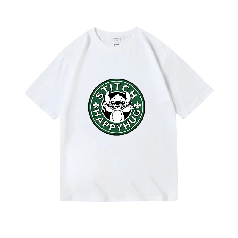 Summer Stitch Cartoon T-shirt All-match Printing Short-sleeved Shirt Korean Clothes Plus Size Women's Cotton Harajuku
Summer Stitch Cartoon T-shirt All-match Printing Short-sleeved Shirt Korean Clothes Plus Size Women's Cotton Harajuku