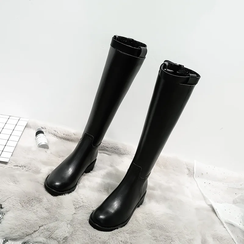 Odinokov Women Knee High Boots Warm Thick Fleece Boots Long Thick High Heels Motorcycle Boots Punk Shoes Woman High Boots
Odinokov Women Knee High Boots Warm Thick Fleece Boots Long Thick High Heels Motorcycle Boots Punk Shoes Woman High Boots