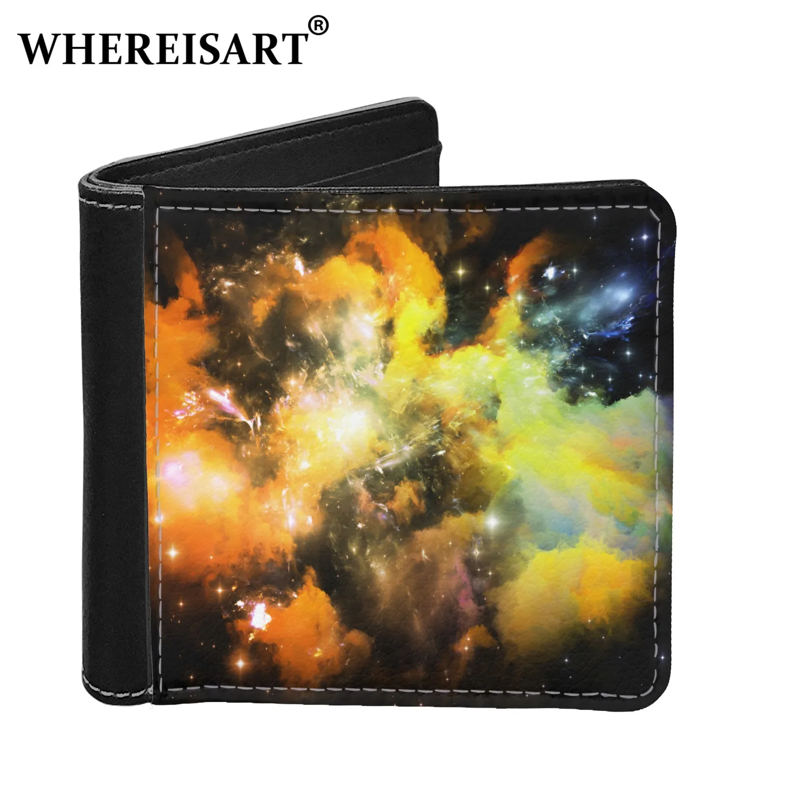 WHEREISART Men's PU Leather Short Wallets Porcelain Starry Sky Pattern Male Purse Cozy Money Credit Card with No Zipper Bags
WHEREISART Men's PU Leather Short Wallets Porcelain Starry Sky Pattern Male Purse Cozy Money Credit Card with No Zipper Bags