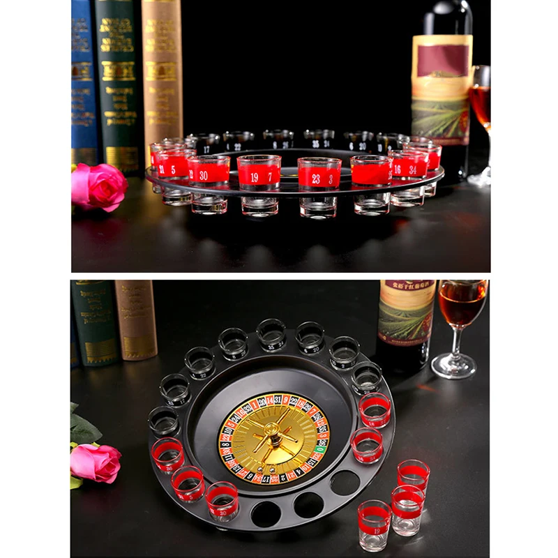 Shots Glass Roulette Drinking Game Set with 16 Shots Glasses Adult Party Games Best Price
Shots Glass Roulette Drinking Game Set with 16 Shots Glasses Adult Party Games Best Price