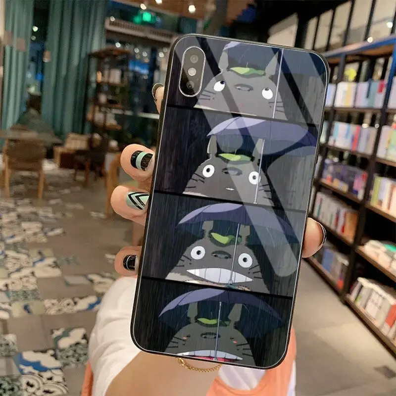 Cute Totoro Black TPU Soft Phone Case Cover Tempered Glass For iPhone 11 Pro XR XS MAX 8 X 7 6S 6 Plus SE 2020 case
Cute Totoro Black TPU Soft Phone Case Cover Tempered Glass For iPhone 11 Pro XR XS MAX 8 X 7 6S 6 Plus SE 2020 case