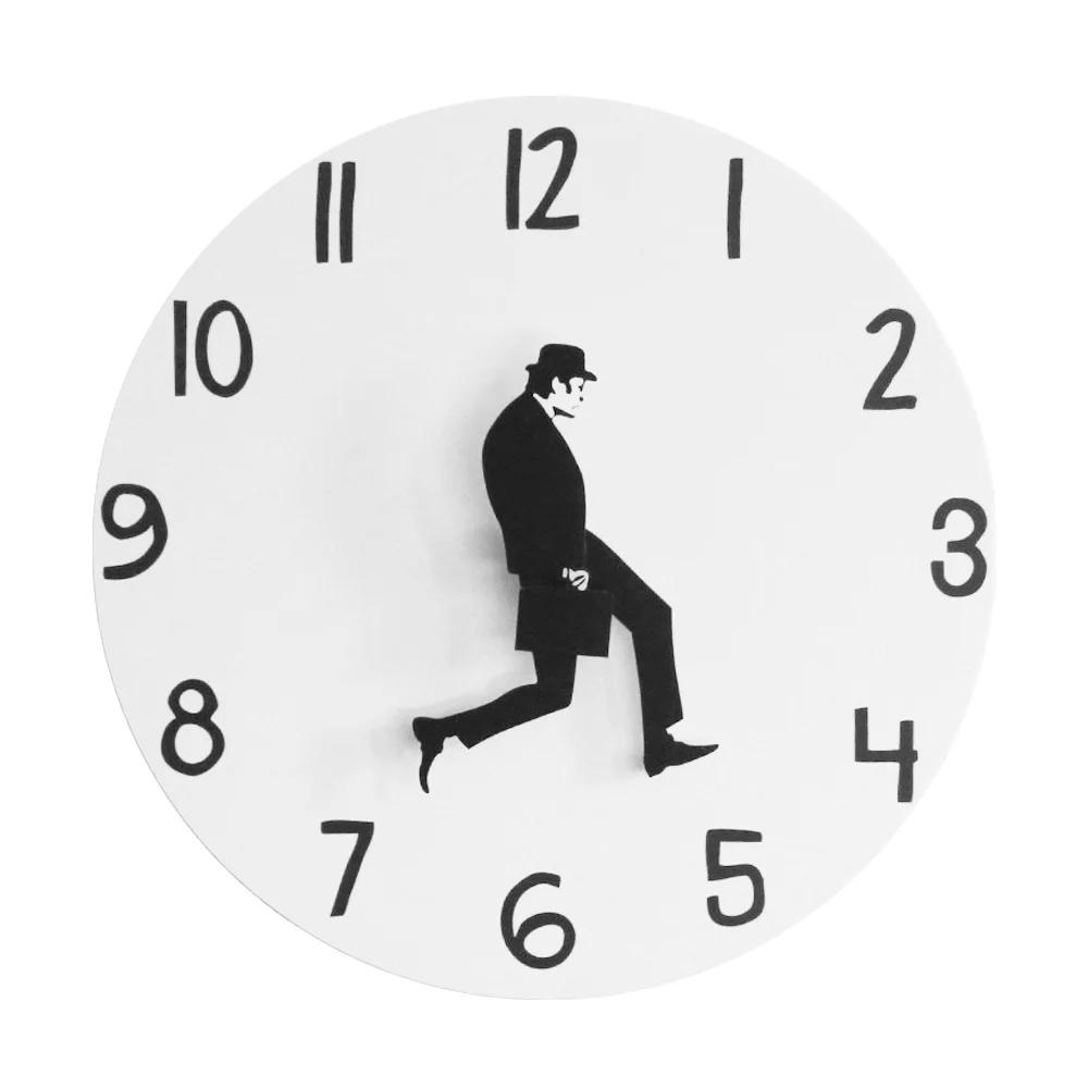 British Comedy Inspired Ministry Of Silly Walk Wall Clock Comedian Home Decor Novelty Wall Watch Funny Walking Silent Mute Clock
British Comedy Inspired Ministry Of Silly Walk Wall Clock Comedian Home Decor Novelty Wall Watch Funny Walking Silent Mute Clock