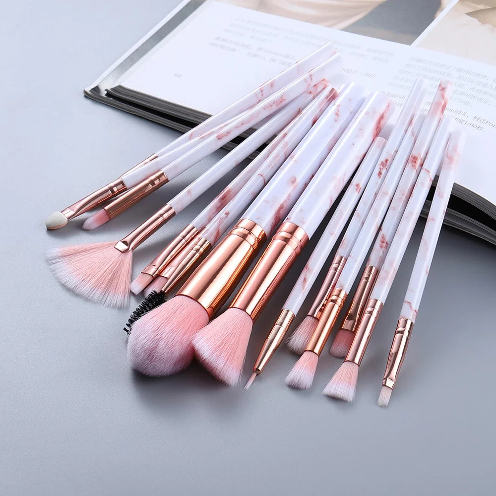 FLD - a set of marble makeup brushes, 5 / 10 / 15 units, powder makeup tools, eye shadow, base, rouge, mixing, beauty
FLD - a set of marble makeup brushes, 5 / 10 / 15 units, powder makeup tools, eye shadow, base, rouge, mixing, beauty