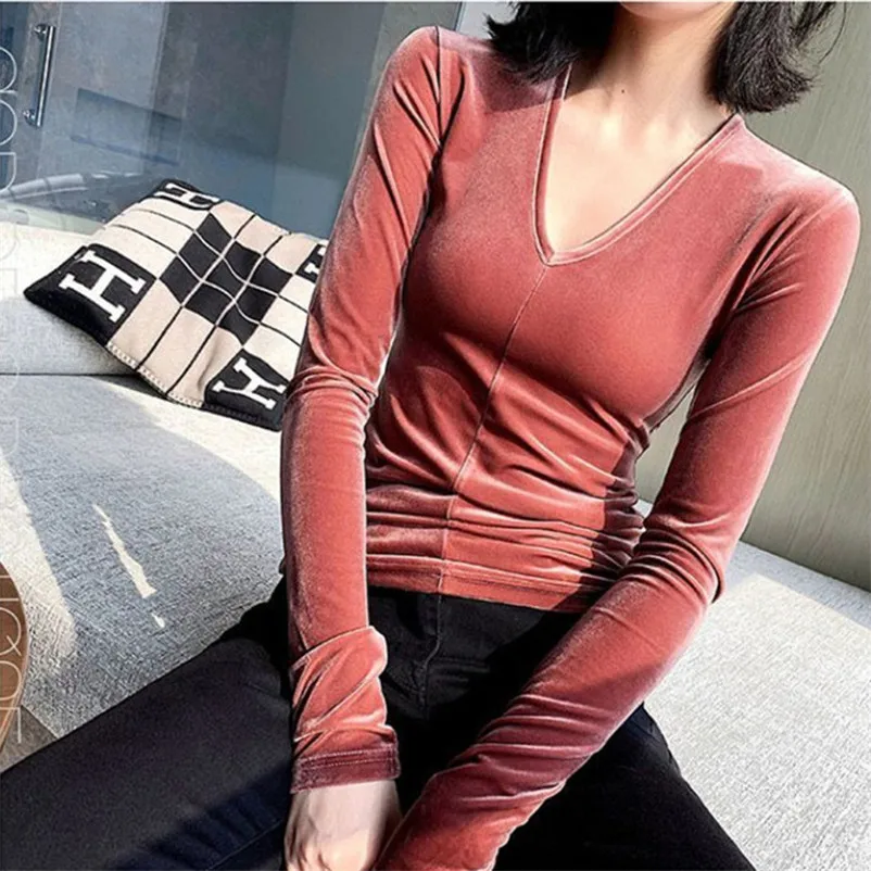 2021 Autumn Woman Full Sleeves Blouse Velvet Shirt Vintage V-neck Slim New Shirts Bottom Tops
2021 Autumn Woman Full Sleeves Blouse Velvet Shirt Vintage V-neck Slim New Shirts Bottom Tops
