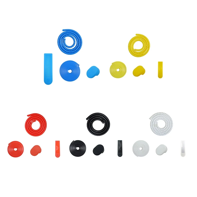 Electric Scooter Protective Set( Protection Screw + Anti-Collision Strip + Rear Silicone Sleeve + Dashboard Cover)for Mijia M365 
Electric Scooter Protective Set( Protection Screw + Anti-Collision Strip + Rear Silicone Sleeve + Dashboard Cover)for Mijia M365