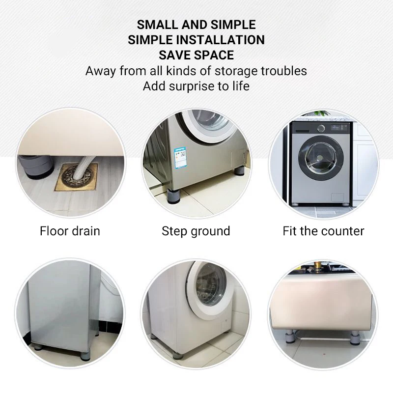 4pcs Washing Machine Anti-vibration Mute Protection Mat Universal Anti-skid Foot Pad Dryer Bath Mats Bathroom Tool Accessories
4pcs Washing Machine Anti-vibration Mute Protection Mat Universal Anti-skid Foot Pad Dryer Bath Mats Bathroom Tool Accessories
